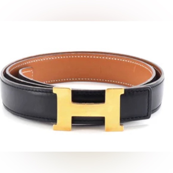 Hermes Constance 38mm Noir/Gold Belt size 80 Authentic Box and Dustbag included - Picture 1 of 11